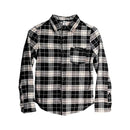 Kids Flannel | Black/Beige