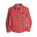 Kids Flannel | Red/White